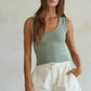 Double Layered Seamless Top (Multiple Colors)