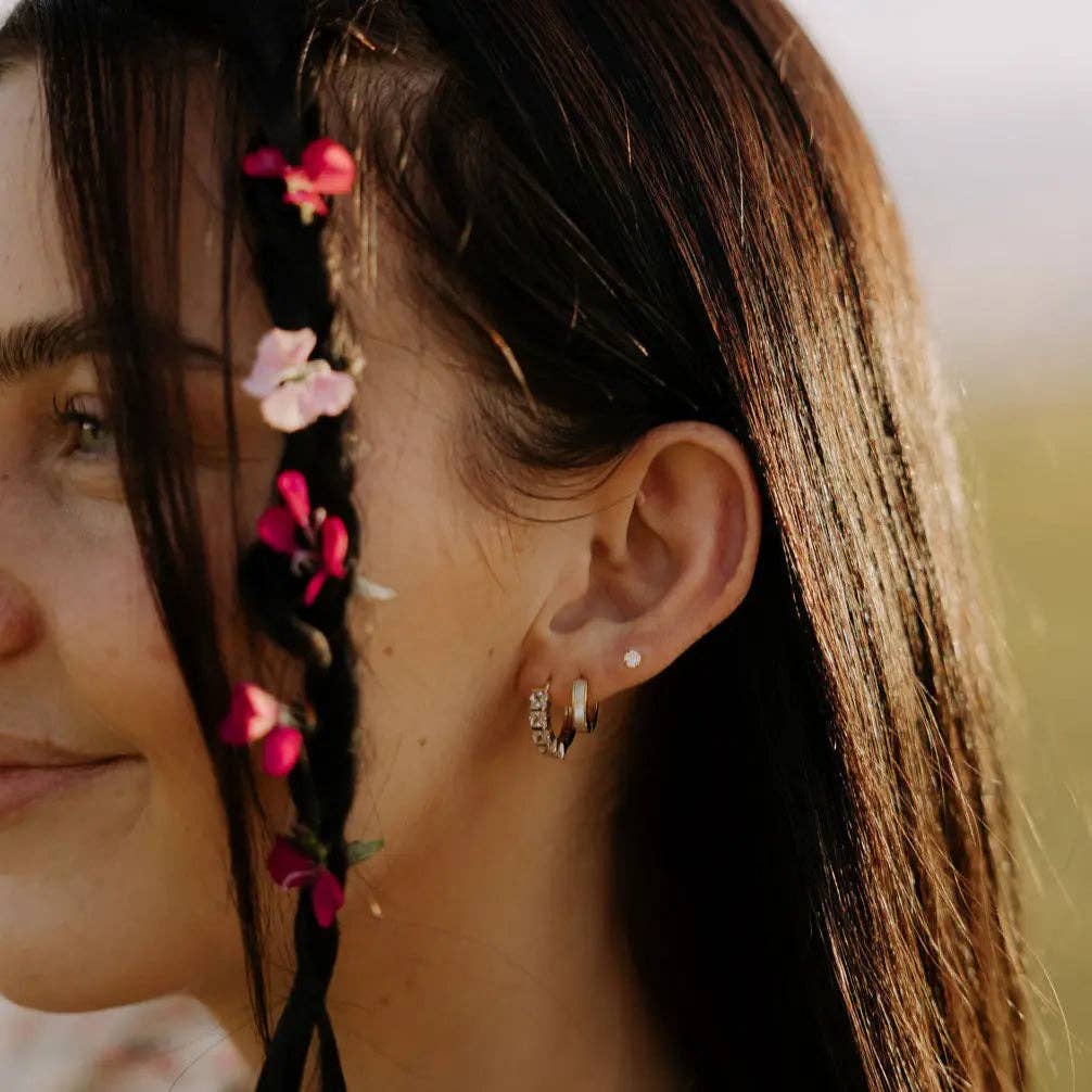 Diamond Flat Back Studs