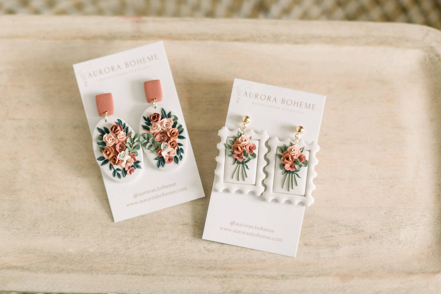 Vintage Bouquet Postage Dangle