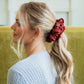 Burgundy Jumbo Scrunchie