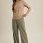 Olive Woven Pants