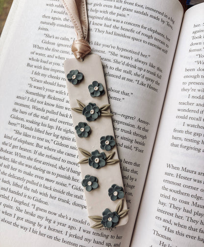 Floral Clay Bookmark
